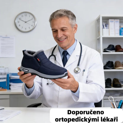 🎉 Dnešní speciál: 70% sleva - Nenechte si ujít! ⏰ Ergonomicky tvarovaná ortopedická zimní obuv, která účinně ulevuje od bolesti nohou, kolen a zad - vhodná pro muže i ženy.