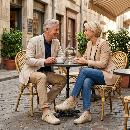 Poslední den! Sleva 70%! ✅ Vyrobeno z prémiové italské kůže. Ortopedická zdravotní obuv určená pro osoby s problémy s nohama k úlevě od bolesti zad, kloubů a chodidel.