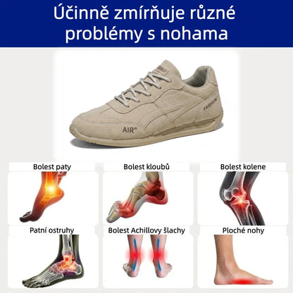 Poslední den! Sleva 70 %! ✅ Ortopedická zdravotní obuv určená speciálně pro lidi s problémy s nohama k úlevě od bolesti zad, kloubů a chodidel.