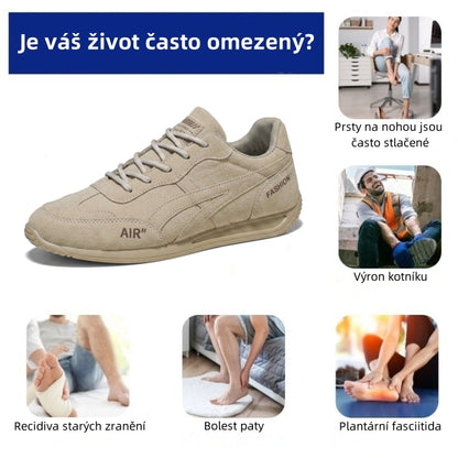 Poslední den! Sleva 70 %! ✅ Ortopedická zdravotní obuv určená speciálně pro lidi s problémy s nohama k úlevě od bolesti zad, kloubů a chodidel.
