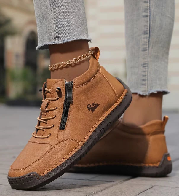 ⏰ Dnešní speciální nabídka 70 % – Nenechte si ji ujít! 🐂 Ručně šité italské kožené ortopedické boty s oporou klenby ✅ Měkké a pohodlné, poskytující okamžité pohodlí.